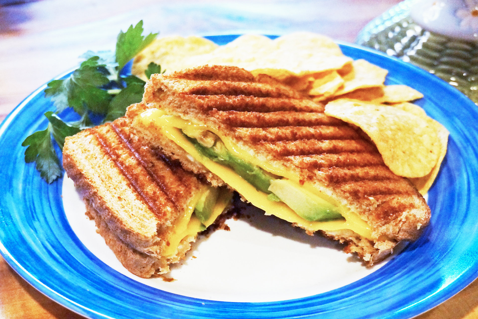 Vegan Grilled Cheese and Avocado Sandwiches - Jazzy Vegetarian