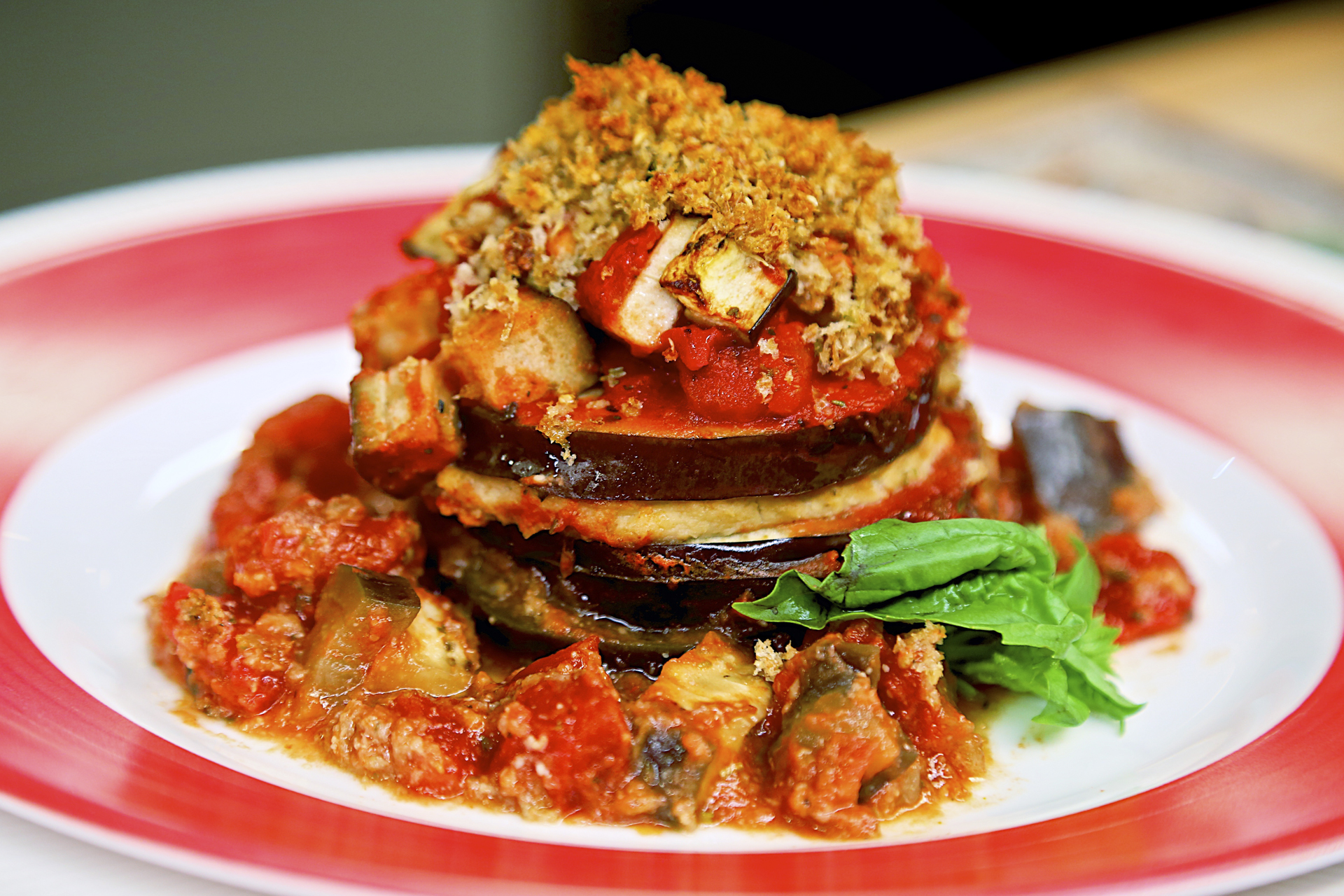 Eggplant StackUps Jazzy Vegetarian Vegan and Delicious!