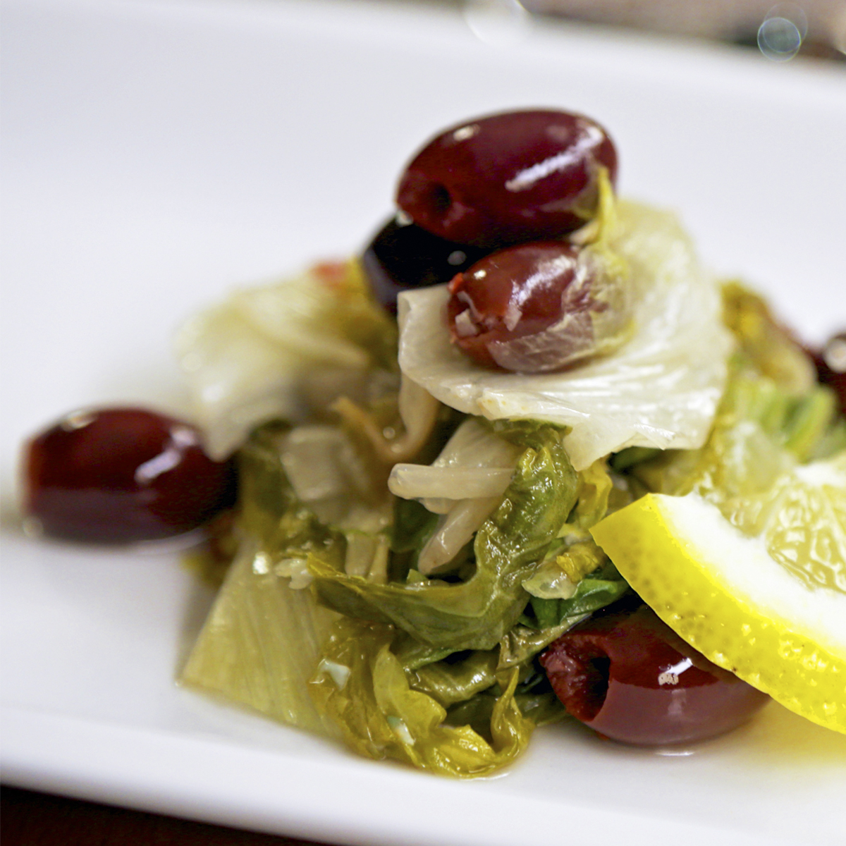 Escarole with Kalamata Olives Jazzy Vegetarian Vegan and Delicious!