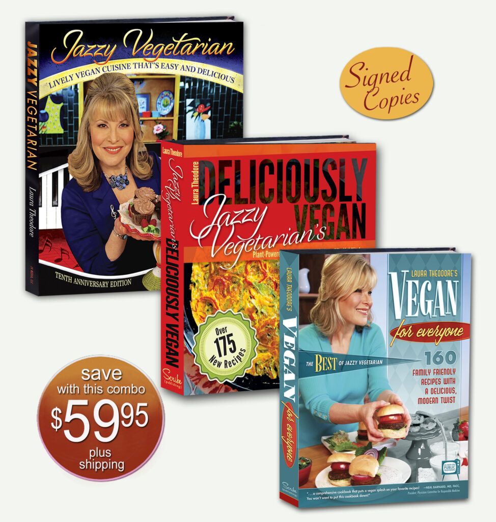Laura's Favorite Cookbook Combo! - Jazzy Vegetarian - Vegan and