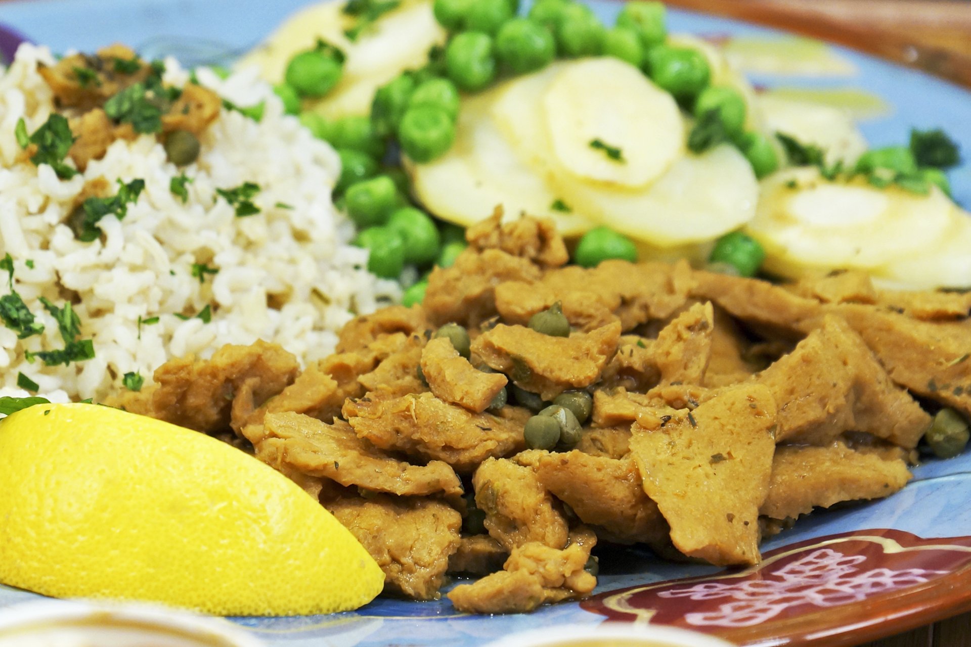 Seitan Piccata Jazzy Vegetarian Vegan and Delicious!