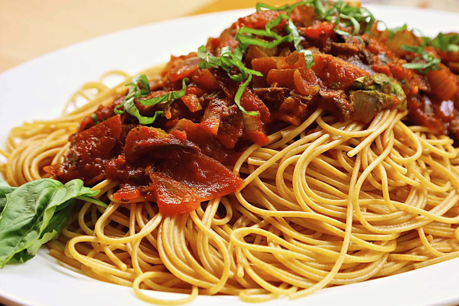 Laura's Spaghetti - Jazzy Vegetarian - Vegan and Delicious!