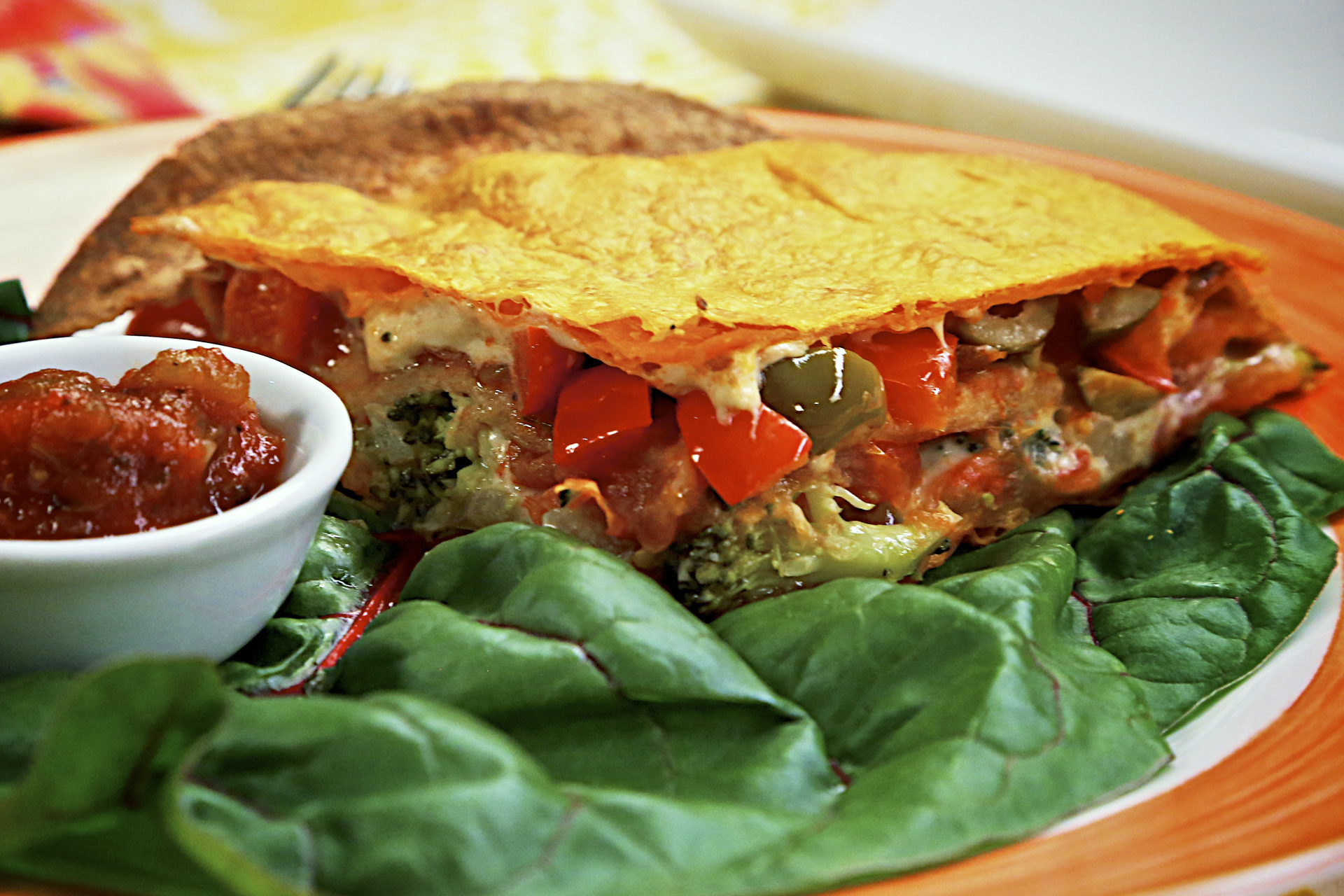 Vegetable Quesadilla Bake Jazzy Vegetarian Vegan and Delicious!