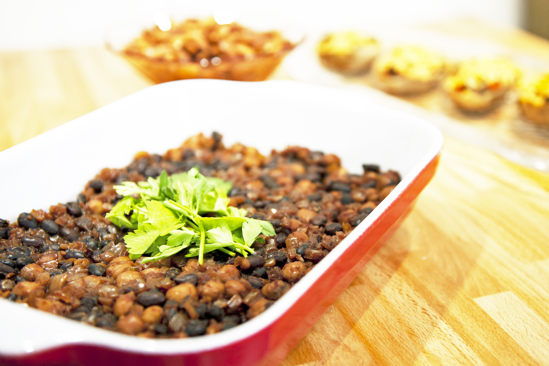 Oven-Baked Two-Bean Chili - Jazzy Vegetarian - Vegan and