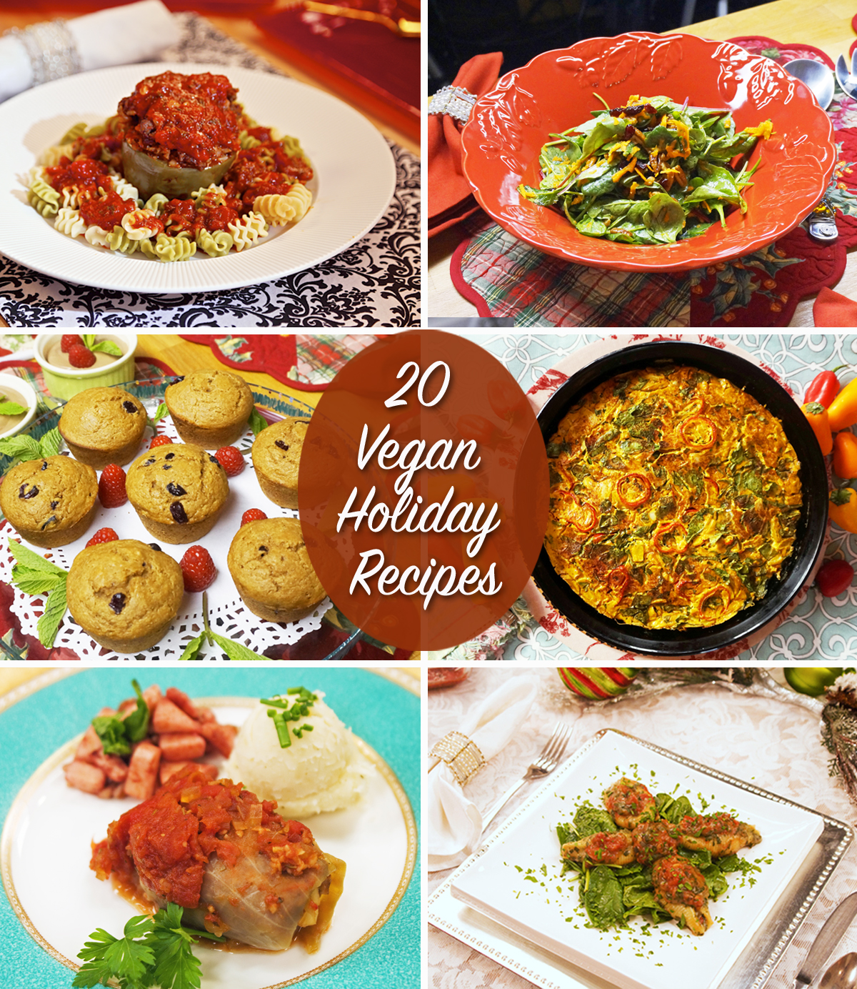 Twenty Delicious Vegan Holiday Entrées and Sides - Jazzy Vegetarian ...