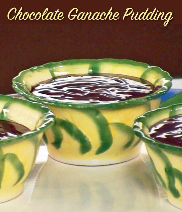 Chocolate Ganache Pudding Jazzy Vegetarian Vegan and Delicious!