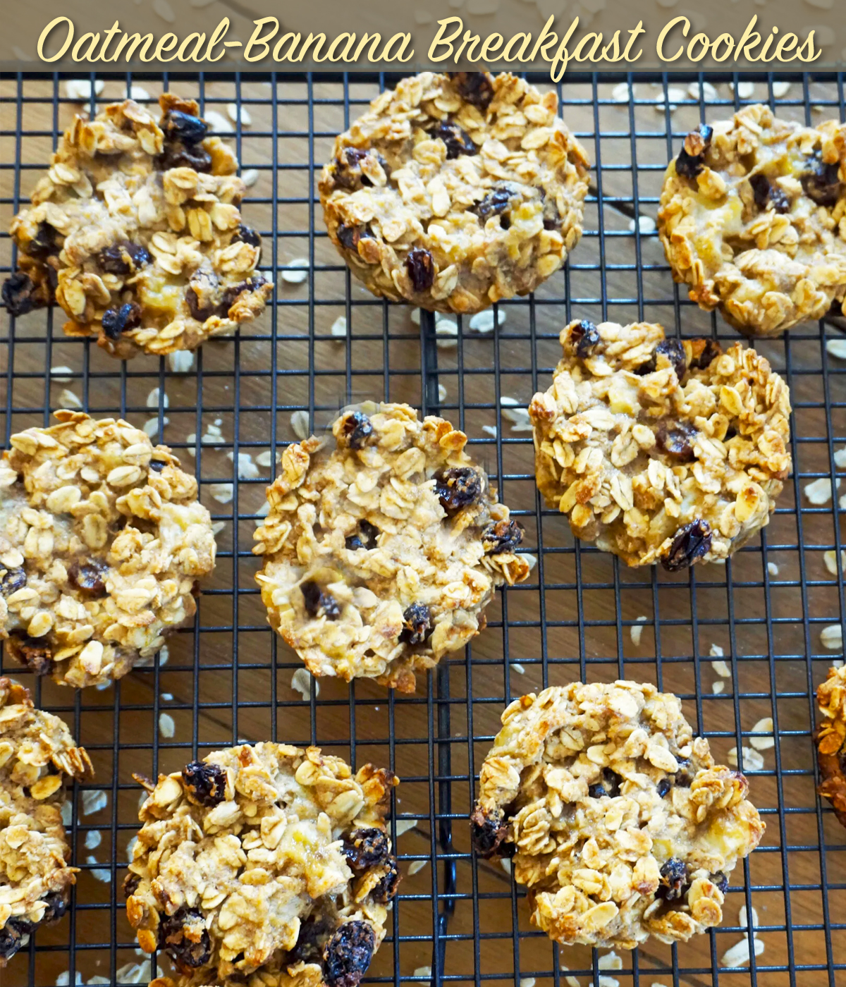 OatmealBanana Breakfast Cookies Jazzy Vegetarian Vegan and Delicious!