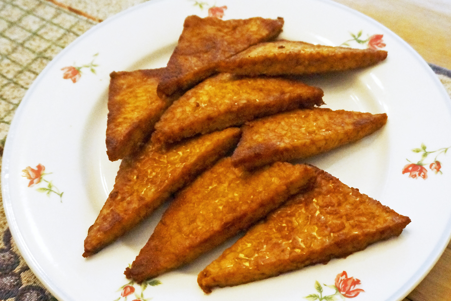 Teriyaki Tempeh Triangles - Jazzy Vegetarian - Vegan and Delicious!