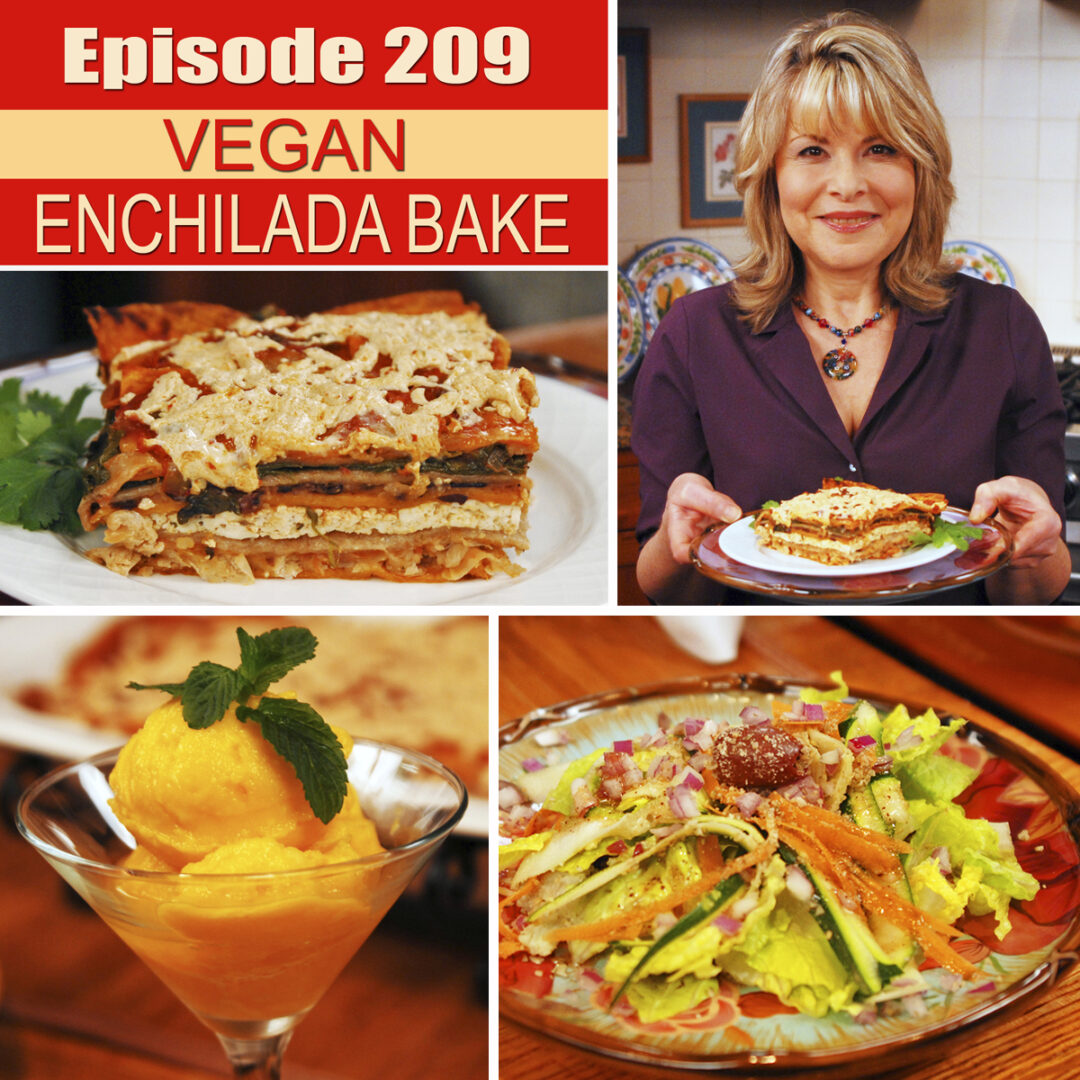 Sensational TwoBean Enchilada Casserole Jazzy Vegetarian Vegan and