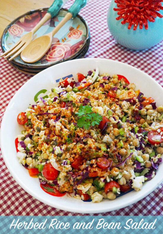 Herbed Rice and Bean Salad - Jazzy Vegetarian - Vegan and Delicious!